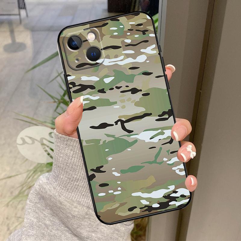 

Military Army Camouflage Pattern Case For iPhone 17 Air 16 15 14 13 11 12 Pro Max Plus 12 13 Mini 16e 17 Pro Max Back Cover iPhone 14Pro MAX