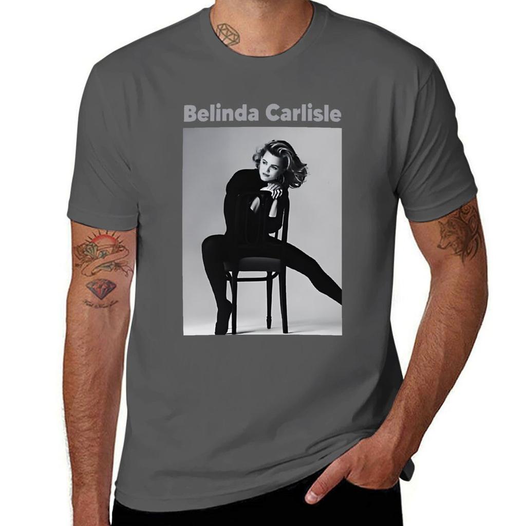 Belinda Carlisle Tshirt High Elasticity Sports Tee Shirt