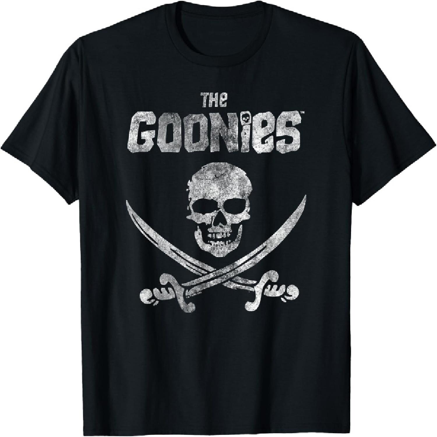 The Goonies Flag on Black T-Shirt XXXXXL разноцветный