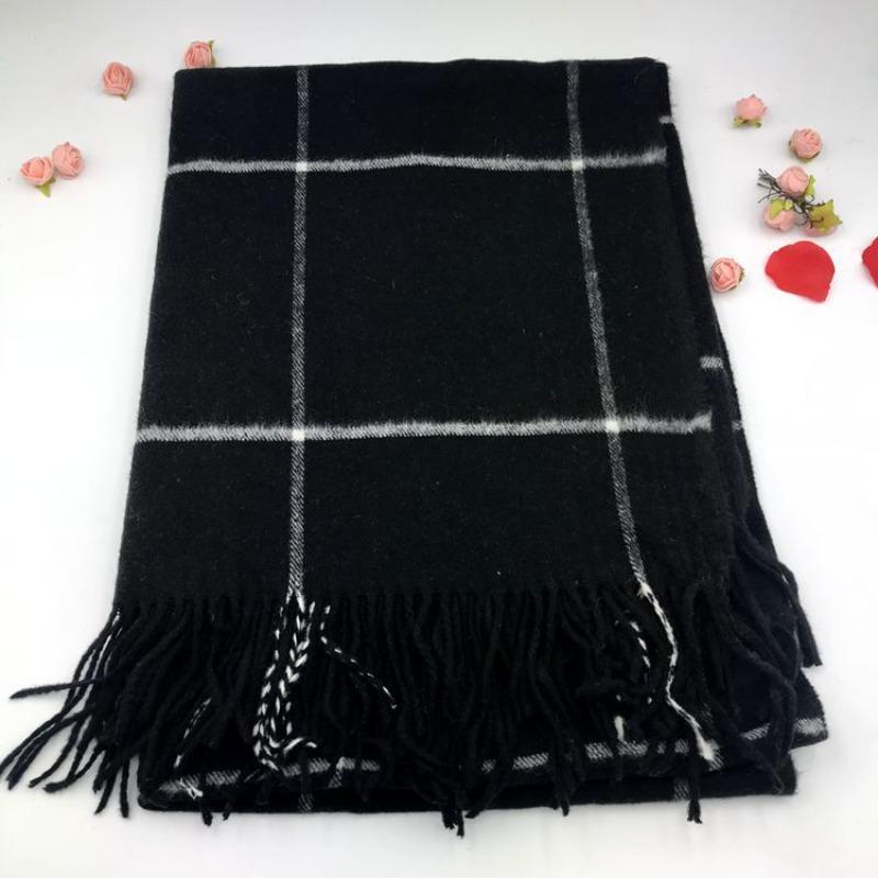 Autumn and winter new plaid wool shawl, warm fashion thickened scarf women, sweet multi-colored shawl