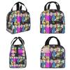 Anime JoJo Bizarre Adventure Insulated Lunch Bag for Kids School Cooler Thermal Food Box Tote Leakproof Lunch Boxes Container