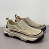 New Summer Breathable Lazy Shoes 2025 Versatile One-pedal Men's Shoes Trendy Thick-soled Wear-resistant Casual Trendy Shoes