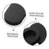 10Pcs Silicone Piggy Bank Stoppers - Oval Bottom Plugs for Kids Safe Bank and DIY Projects - Black Silicone Caps for Money Savings