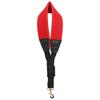 Saxophone Nylon Neck Strap with Thick Soft Padded Adjustable Buckle Black Hook for Baritone Alto Tenor Soprano Sax  Red