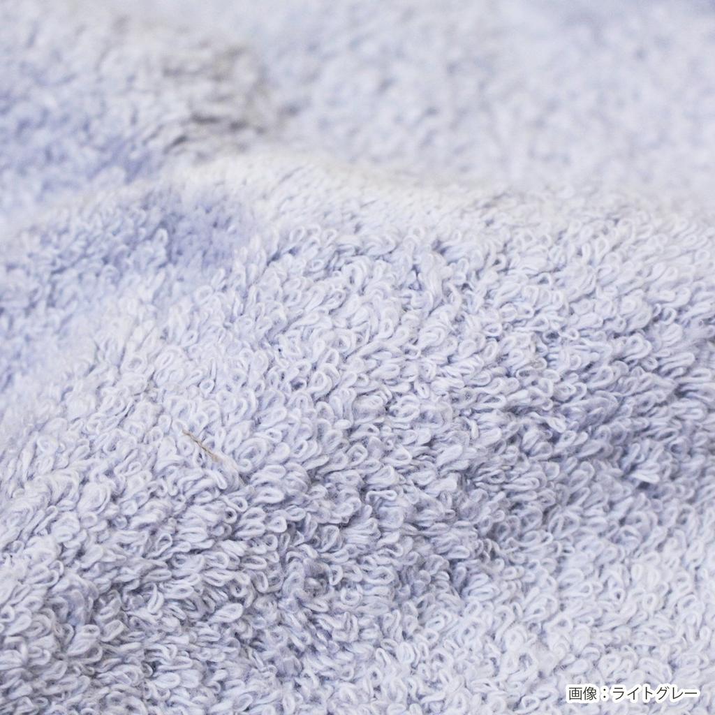 bPr BEAMS Tanaka Sangyo Imabari Towel Face Menka Light Gray Towel, Mature,