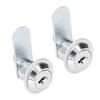 2pcs Cylinder Cam Locks RV Compartment Lock Keyed Alike Cam Locks Tool Box Replacement Hardware