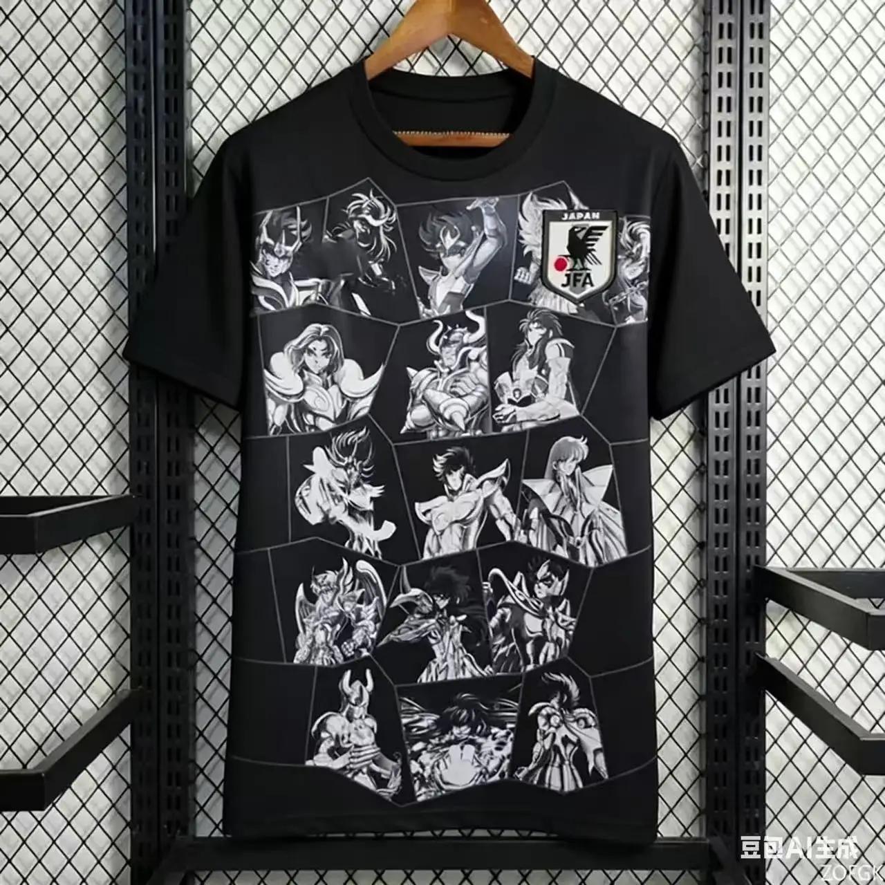 Chengyu19861314-1 Zomerse Japanse Anime Stijl 3D Geprinte T-shirt, Buiten Voetbaltraining Sweatshirt, Heren Casual en Comfortabele Topjes met Korte Mouwen 4XL