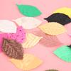 100pcs Artificial Plants Leaves Mixing Color Artificial Plants Leaves for Cloth Sticker DIY