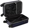 Hiroko Koshino Homme Suitcase, Suitable for Day Trips to 2-Night Trips, with TSA Lock, Adjustable Gusset, 30L, 42cm, 2.4kg, Navy