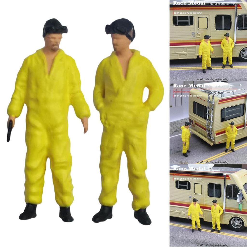 1/64 Scale Race Medal Figures Diorama Movie Character Model Scene Miniature Layout for Siku