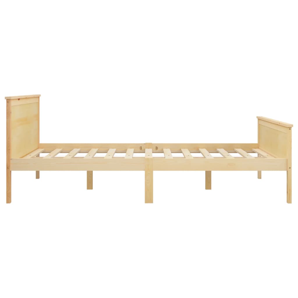 Solid Wood Bed without Mattress 120 x 200 cm Pine Wood