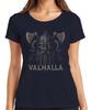 Valhalla Wikinger Odin Axt Nordische Mythologie Runen Krieger Damen T-Shirt