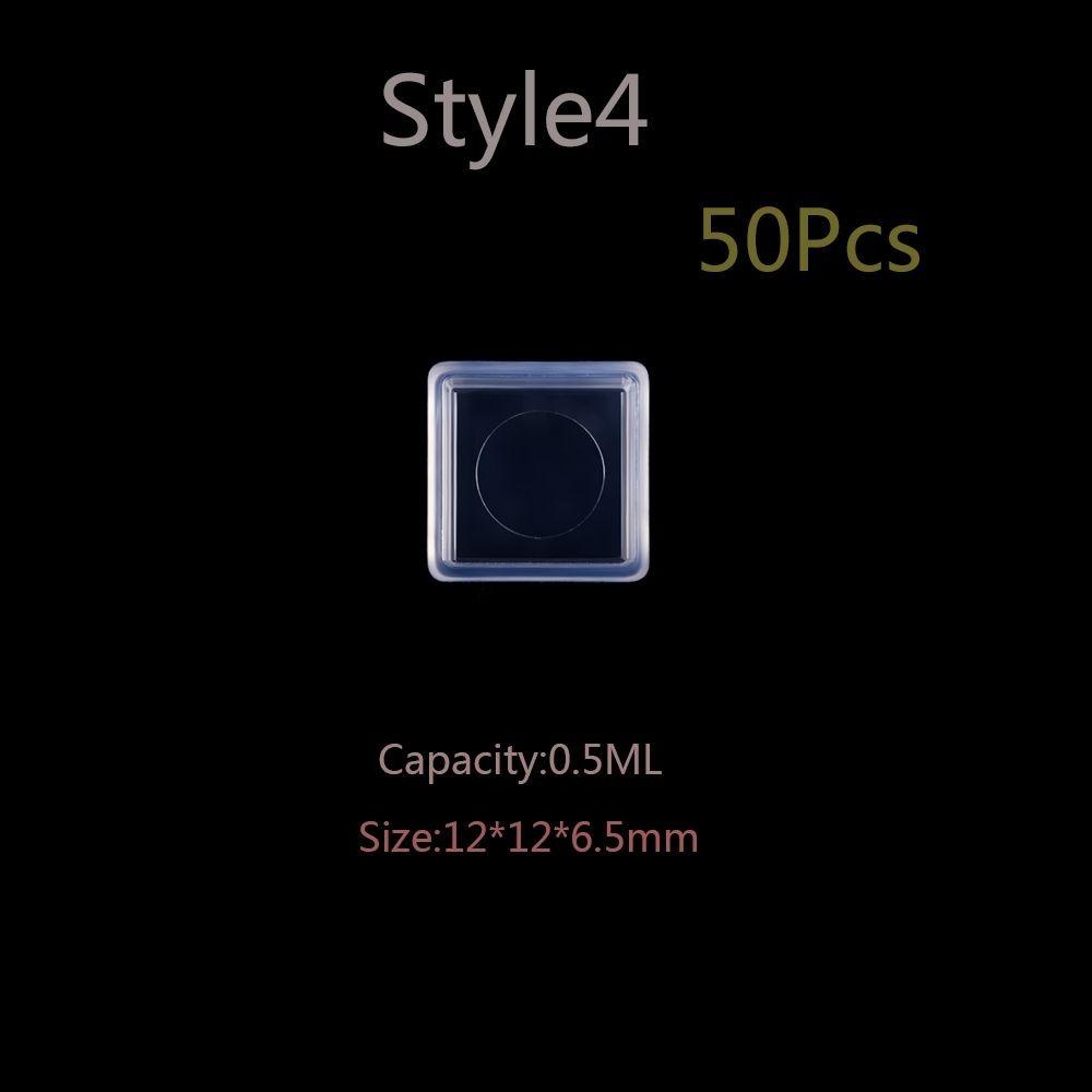 5/20/50pcs Mini Size Pigment Box Plastic Paint Pans Watercolor Pans  DIY Watercolor Oil Painting