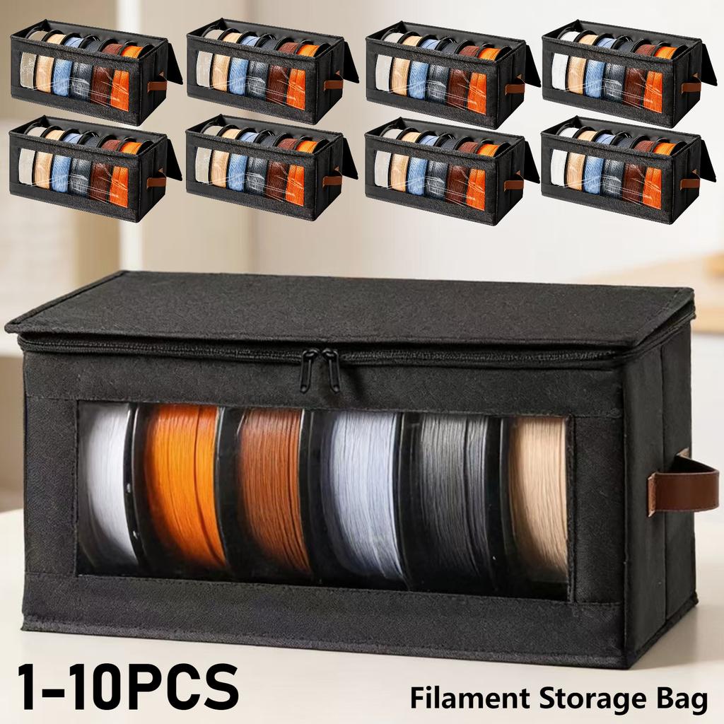 3D Printer Filament Storage Bag Filament Storage Containers Cover 3D Printing Accessories Holder Rack for Home Office Workshop