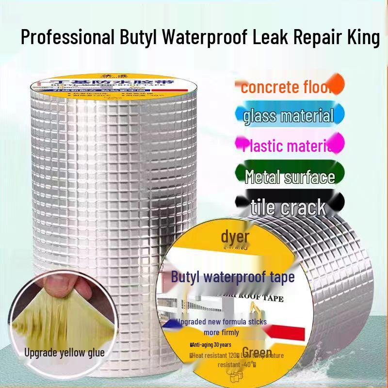 Single-story Roof & Wall Leak Repair: Self-Adhesive Waterproof Butyl Tape
