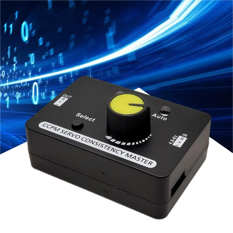Easy To Use Servo Testing Device 3-channel CCPM Motor Consistency Tester Manual Speed Controller for ESCs and Motors