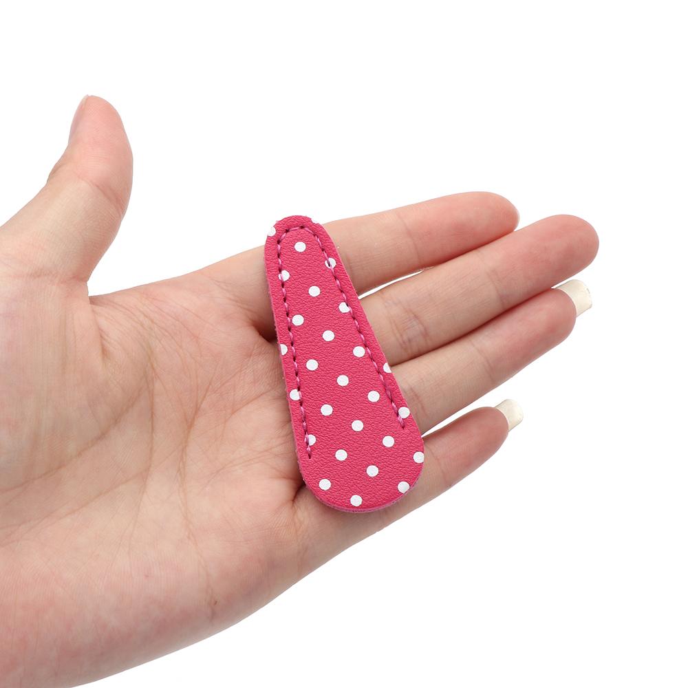 DIY Scissors Sleeve Prevent Injury Easy to Use Embroidery Scissors Protective Cases PU Leather Scissors Cover Sewing Tools