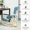 Ergonomic Kneeling Chair, Kneeling Stool Health Chair for Home, Office, Meditation Dark Blue