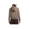 Nike Solid Color Logo Hooded Long Sleeve Sweatshirt Women Tops Brown FB5199-233