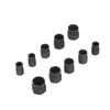 10Pcs Nut Remover Set Stripped Lug Bolt Broken Screw Extractor Hex Socket Tool Multiple Sizes