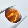 CERTIFIED Orange Sapphire Loose Gemstone 7.15 Ct Natural Round Shape