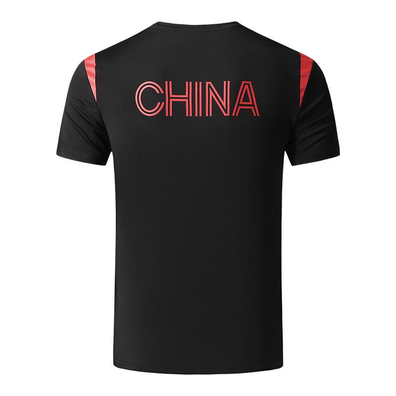 Unisex Chinese Team Quick-Dry Ice Silk T-shirt for Martial Arts Training