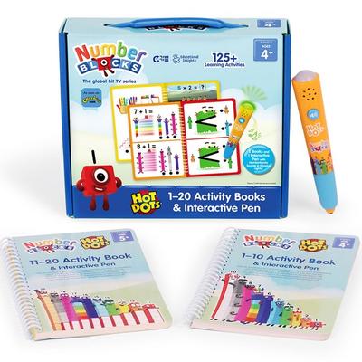 Running Resource Hot Dots Number Bloks 1~20 Activity Set EDI9652G Korean Childrens Toys