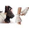 Spitzen-Handgelenkstulpen Paar für Erwachsene Elastische Faux-Ärmel-Akzente für Lagenlooks, Kostüm-Outfits und Tägliche Foto-Nutzung