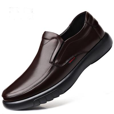Zapatos de Hombre de Cuero Genuino Talla Grande 38-47 Mocasines Slip-on Zapatos Casuales de Cuero para Hombre Calzado de Moda Invierno Cálido 2025 Nuevo