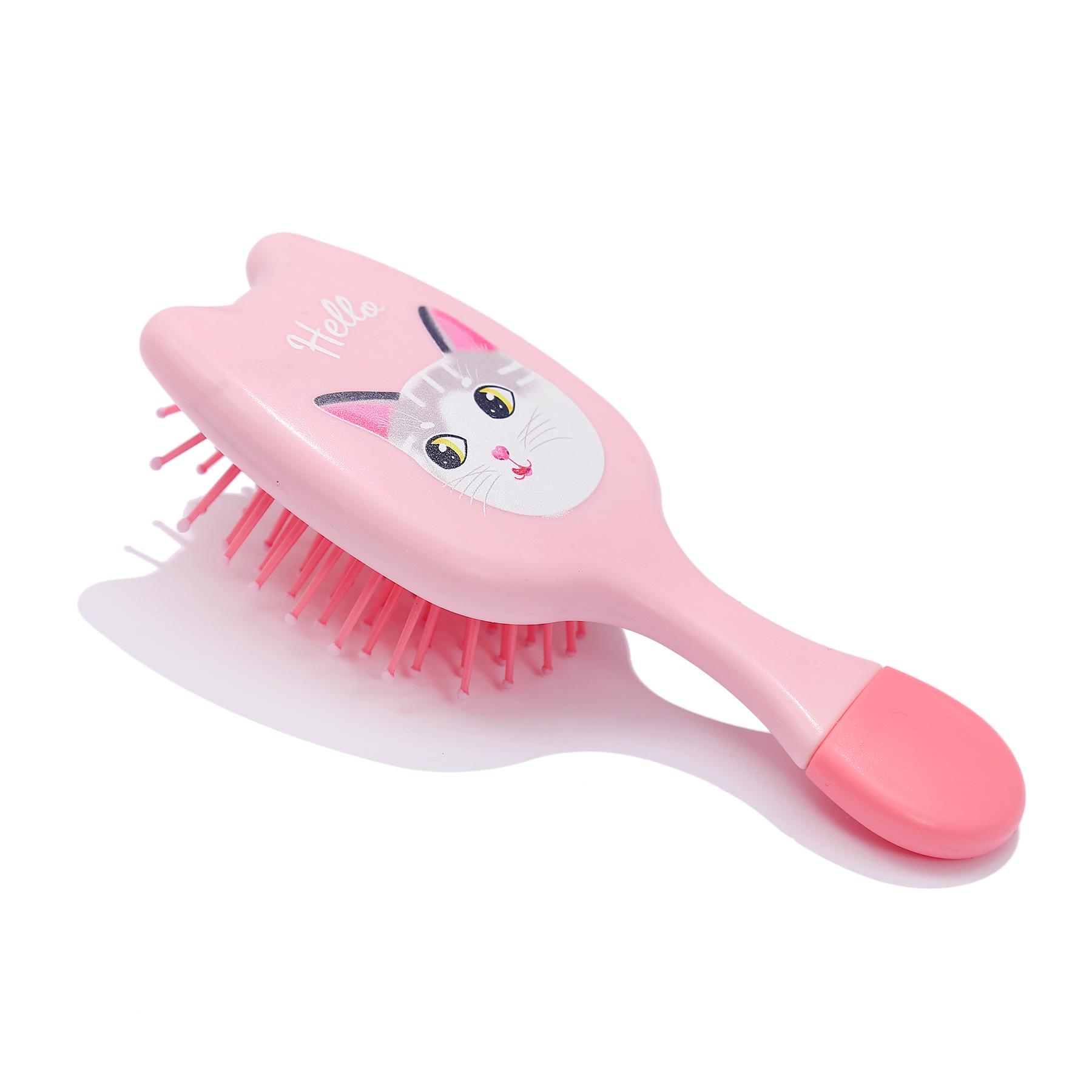 

Portable Cat Ear Fluffy Airbag Massage Comb with Cute Logo 14.5*6.5*2.5