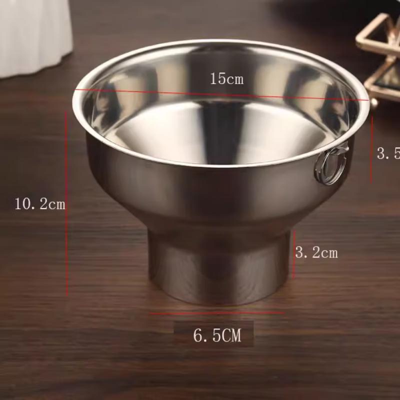 

Wide Mouth 304 Stainless Steel Funnel