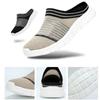 2024 Men Casual Mules Mesh Breathable Flat Slippers Summer Couple Shoes Large Size Loafers Fashion Shoes Men Street Slippers