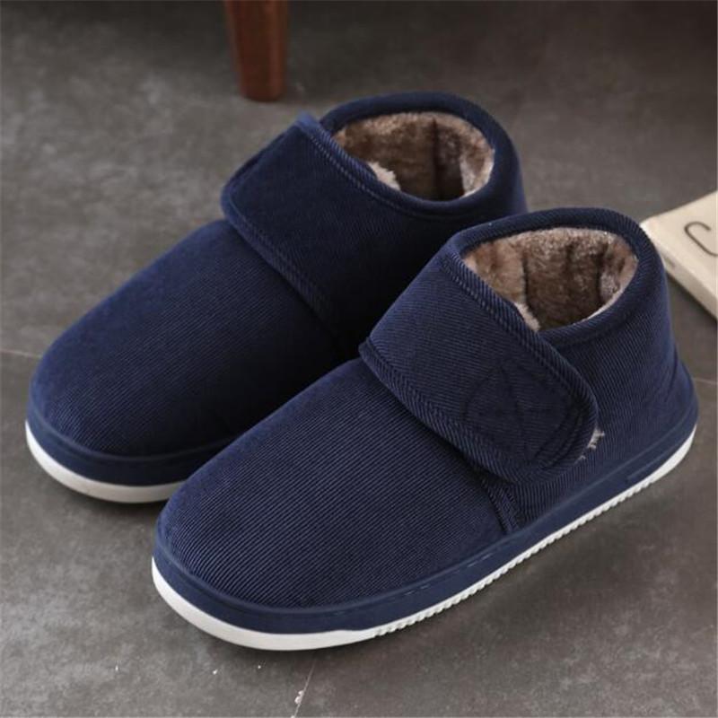 Winter Thick Plush Slippers Women Men Home Warm Women Shoes Indoor Outdoor Wear Cotton Shoes Unisex Slippers Footwear