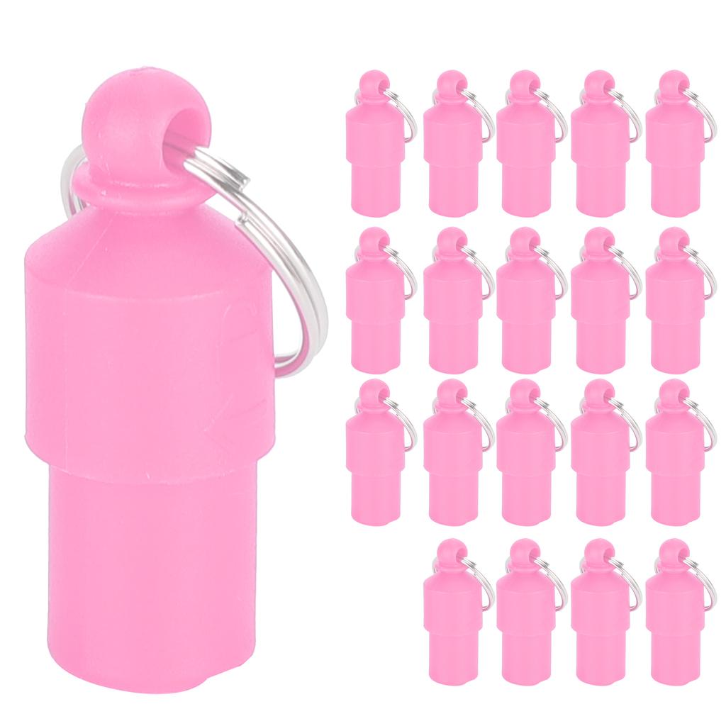 20pcs AntiLost Pet Tag  Dog Cat ID Name Address Label Storage Barrel Tube Collar Pendant