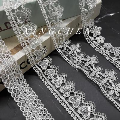 Accessories Home Women'S Underwear Lolita Ribbon Accessories Hollow Polyester Embroidery Lace Beads Small Barcode Lace