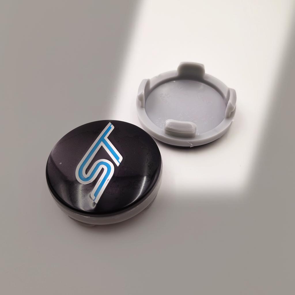 ZLKQ1 4pcs fiat ForFord Car emblem Wheel hub Center Cap Badge covers sticker Decals 54/56/60/62/65mm Styling accessories