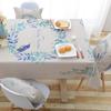New Vintage European Stlye Popular Table Cloth Rectangular Table Cloth Leaves And Birds Dustproof Bar Restaurant Table Cover