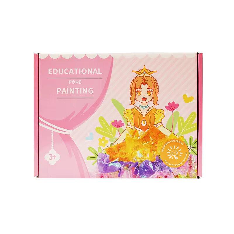 DIY Ручная Раскраска Наклейка Пазл Мультяшная Замена Рисование Игрушка Креативные Образовательные Игрушки Для Детей Девочек