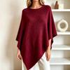 Damen Faux Kaschmir Fledermausärmel Umhang Schal Pullover - Herbst/Winter 2026 Kollektion