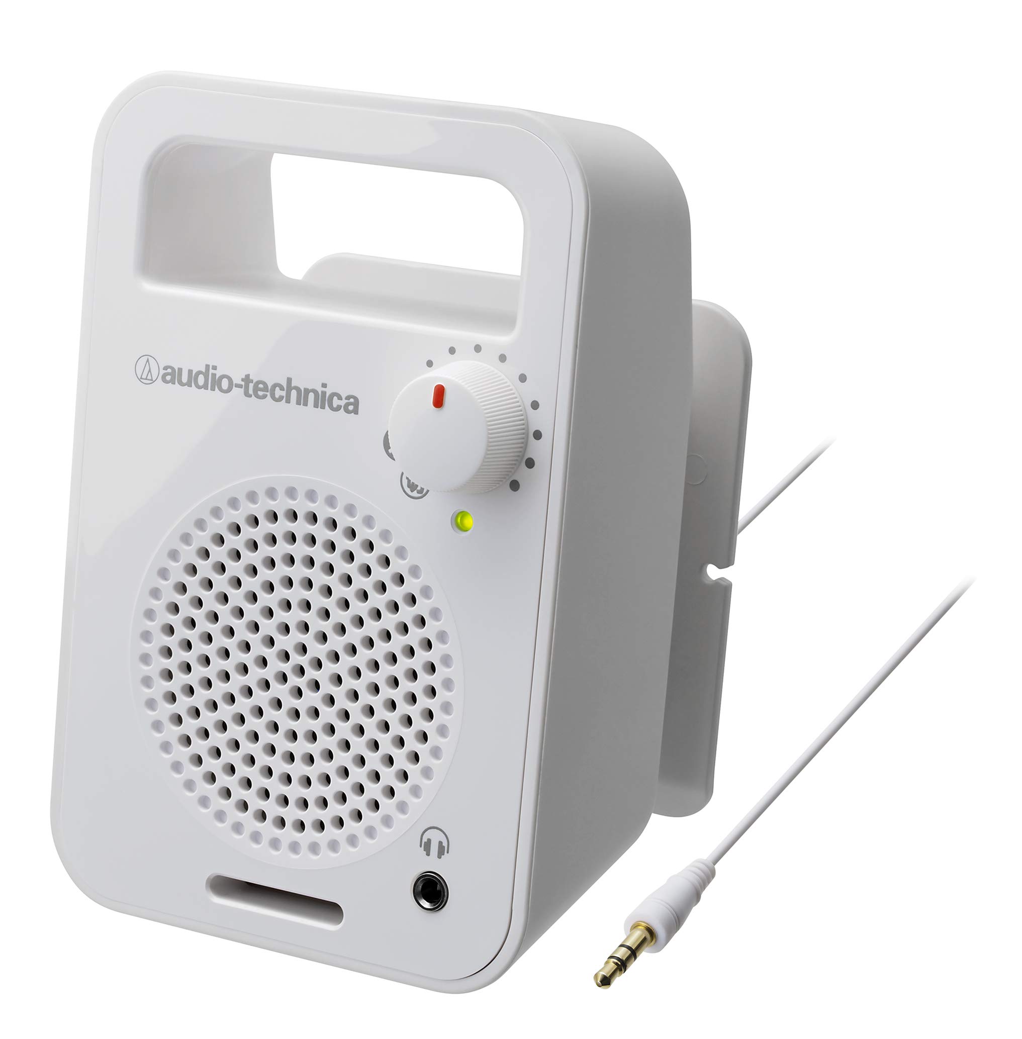 

Audio Technica Monaural Active Speaker White WH AT-MSP56TV