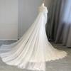 European and American fishtail lace light wedding dress bride simple one-word shoulder wedding welcome door dress French light dress
