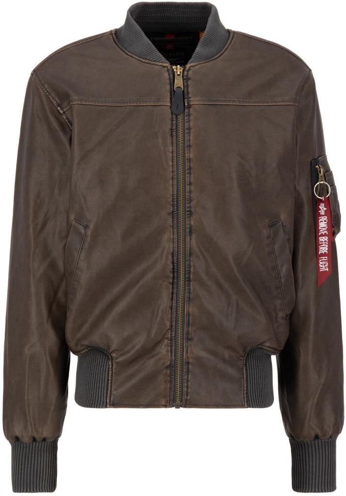 Зимняя куртка Alpha Industries Ma-1 Fl Vintage Bomber Jacket (148131) винтажная коричневая
