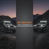 Aluminum Universal LED Light Bar Roof Rack Bracket No Drill Installation Anti Rust Mount for Car SUV Truck Night Driving