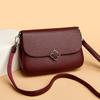 Retro Bag Women's New Fashionable Lychee Pattern Small Square Bag Single Shoulder Oblique Span Bag Versatile