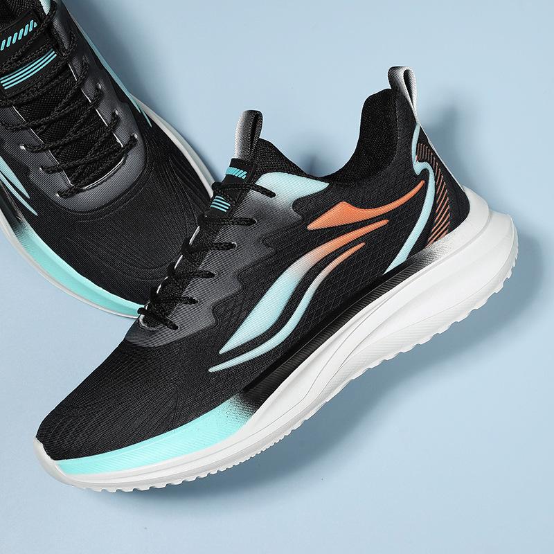 Foreign trade large size 48 sports shoes new red rabbit running shoes shock-absorbing mesh breathable racing sports trendy shoes men