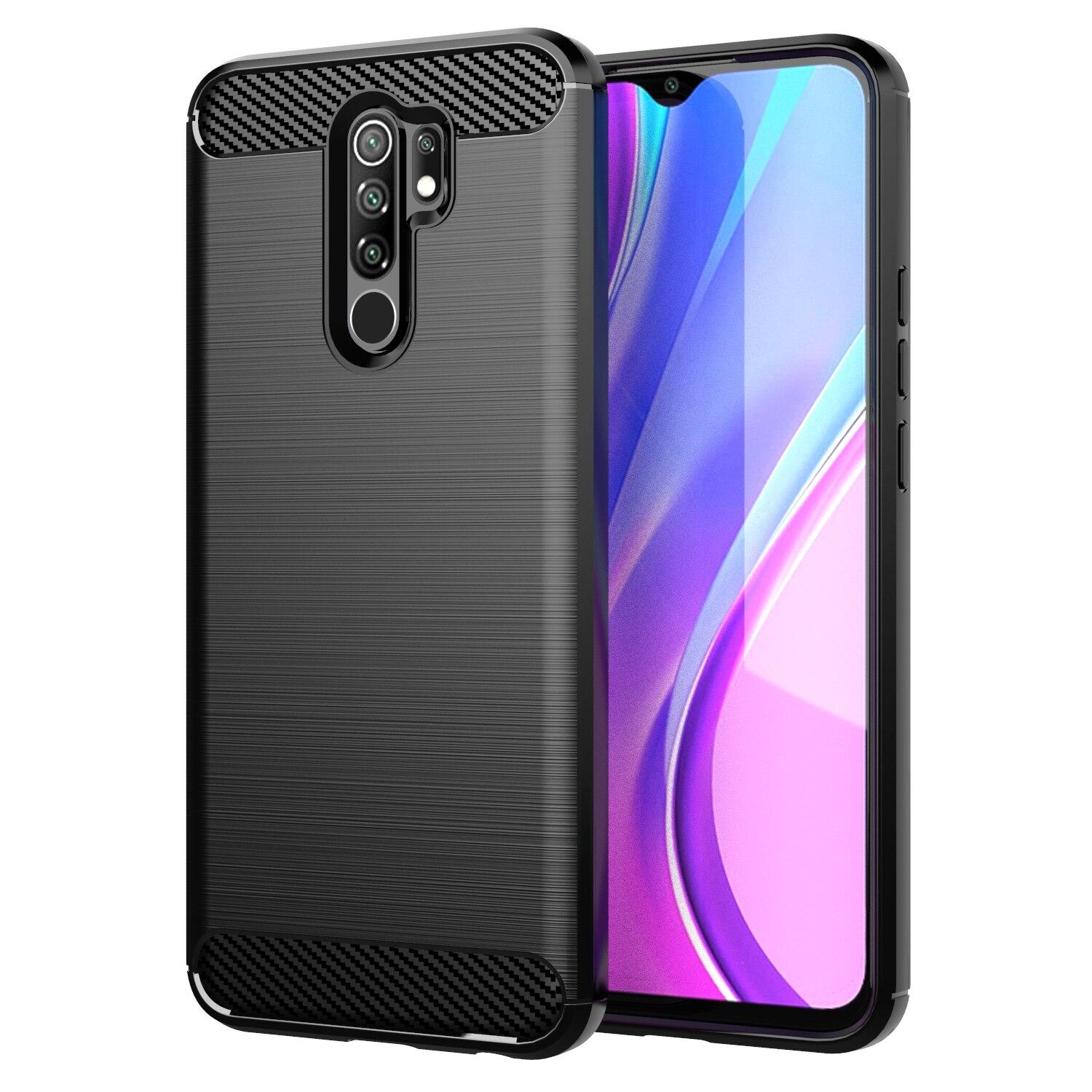 

Почему мягкий силиконовый чехол для Xiaomi Redmi 9, противоударный чехол из ТПУ из углеродного волокна для Xiaomi Redmi Note 9, простой чехол Redmi 9 чёрный