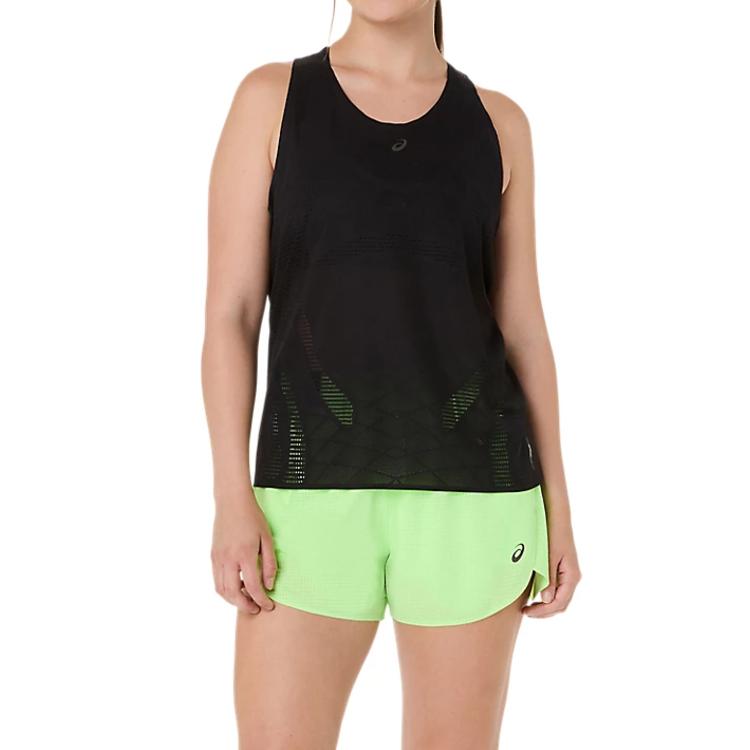 Asics Metarun Actibreeze Breathable Solid Color Sports Tank Top Women tops 2012D416-001 XL