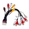 24Pin Car Audio RCA Wire Harness For Pioneer Avic-F900Bt Avic-F90Bt