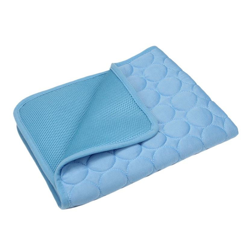 

Pet Cooling Mat Summer Pet Cold Bed Extra Large For Small Big Dogs Pet Accessories Cat Durable Blanket Sofa Cat Ice Pad Blanket XS 40x30cm синий