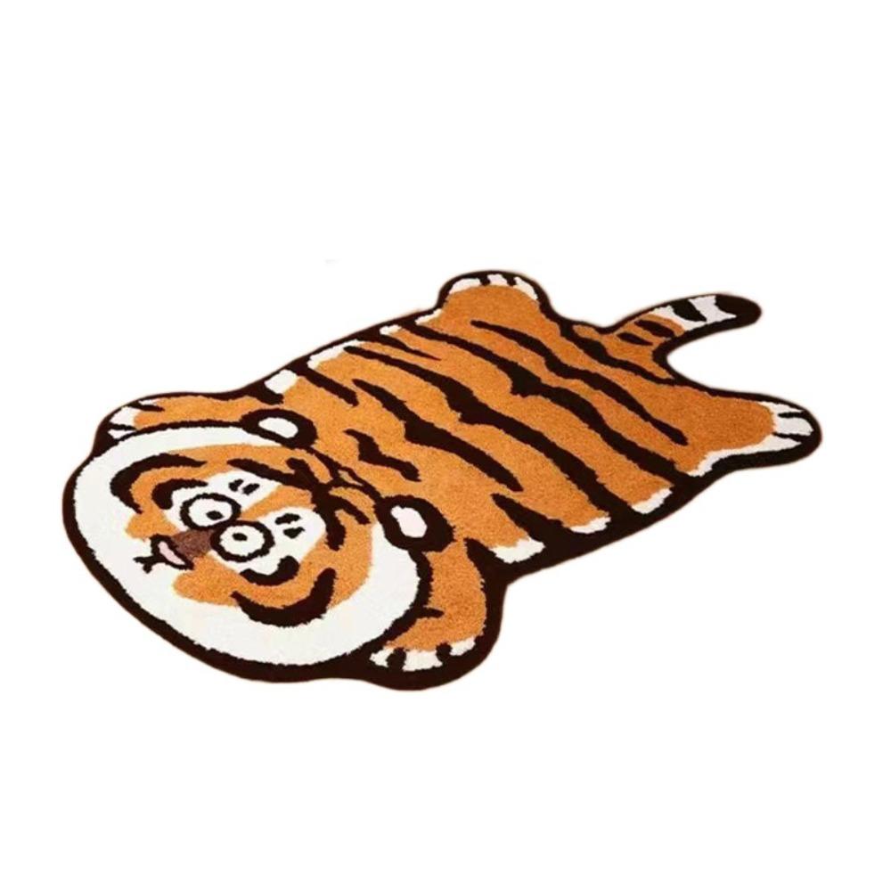

Cartoon Tiger Carpet Thick Entrance Mat Bath Rug Foot Pads Bedside Style 4